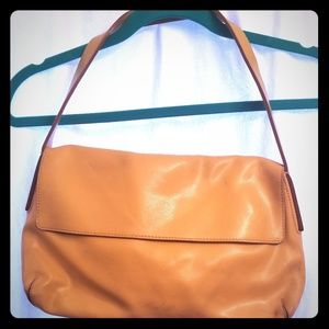 Francesco Biasia Tan Leather Bag